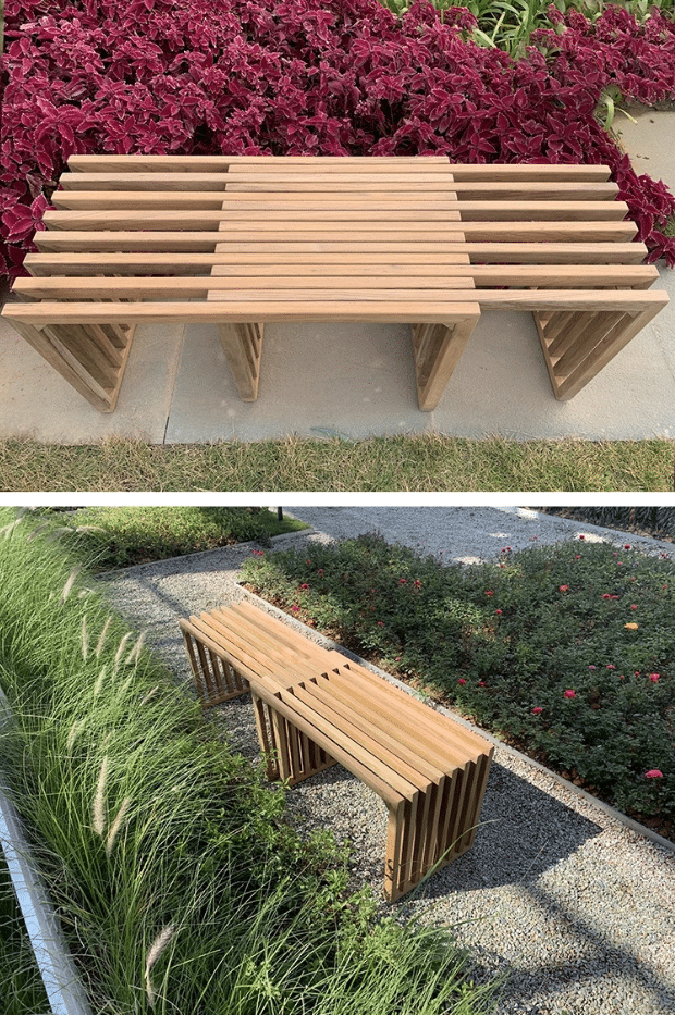 ספסל עץ מלא מרטינלי